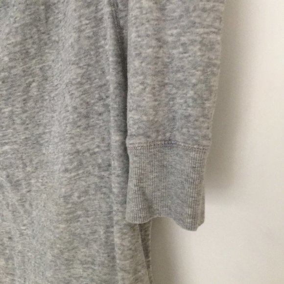 Myla Draped Open-Back Sweater Dress, Gray BCBG - Picture 8 of 8
